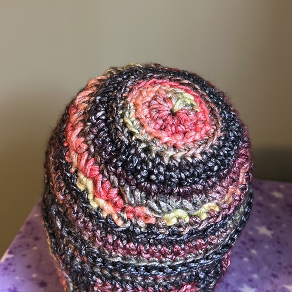 Crochet large bucket hat soft foam acrylic yarn new - Picture 7 of 8